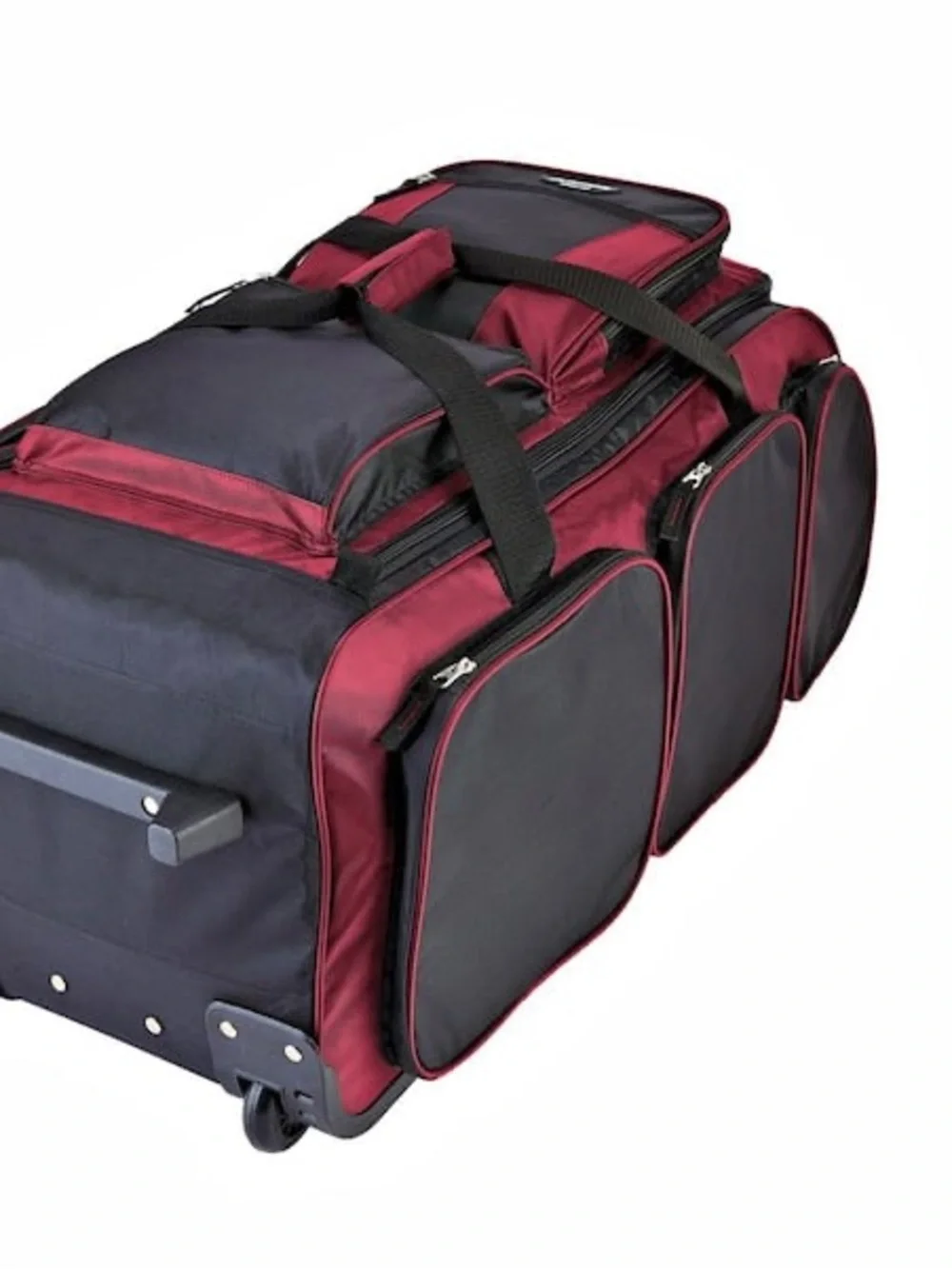 Travelers Club 30 in. Multi-Pocket Upright Rolling Duffel Bag luggage Handle